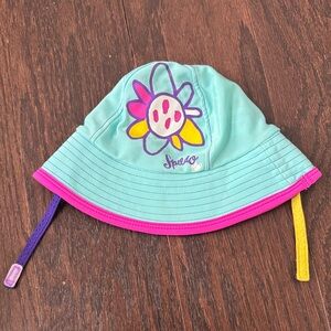 Speedo Turquoise Swimwear Tag with Pink Trim